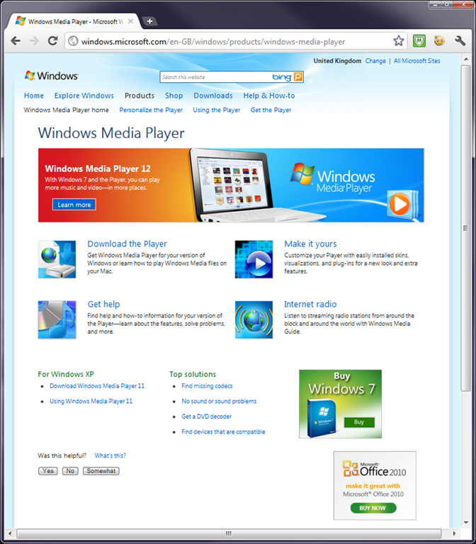 Visualization In Windows Media Player